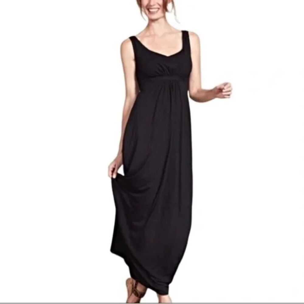 🖤 Boden Black Sleeveless Maxi Dress Size 4R
